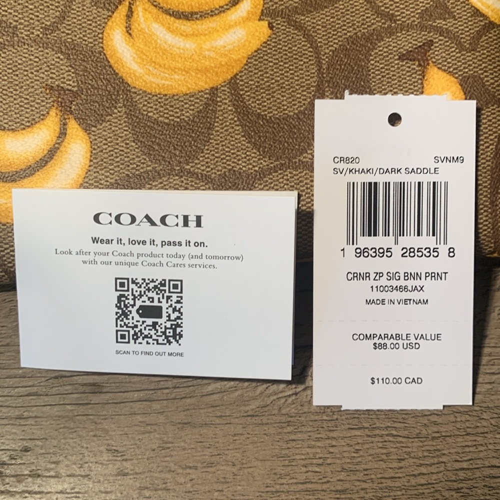 Coach corner zip wristlet - Picture 5 of 5